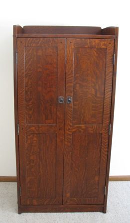 Mission Armoire Audio Bookcase Oak Furniture HD TV DVD  