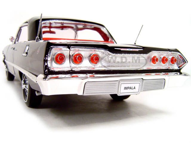 1963 CHEVROLET IMPALA BLACK 118 SCALE DIECAST MODEL  