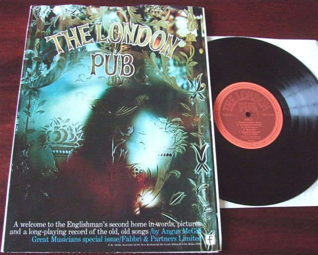 ANGUS MCGILL VAR. ARTISTS THE LONDON PUB LP + BOOK 1970  