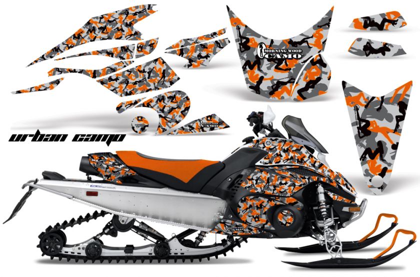 AMR RACING SNOWMOBILE DECAL SNOW SLED GRAPHIC KIT YAMAHA FX NYTRO 08 