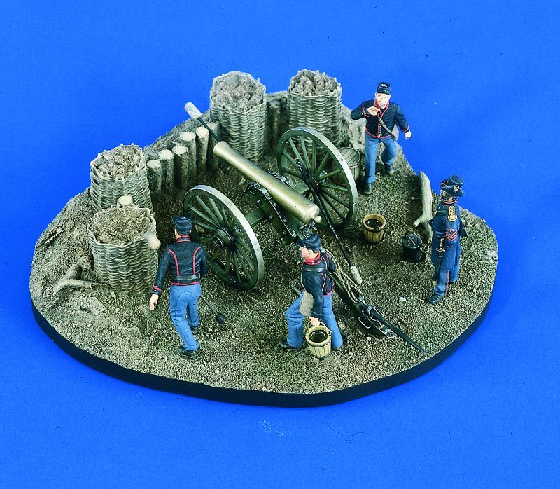 Verlinden 54mm Union 12 Pounder Gun Emplacement #2064  