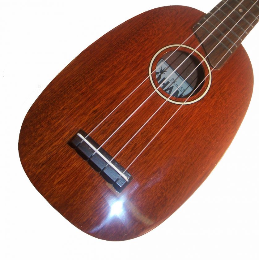   Soprano Gloss Pineapple Solid Mahogany Ukulele w Aquila Strings  