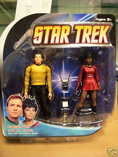 Star Trek OS 2 Pack Action Figures Captain Kirk and Lt. Uhura  