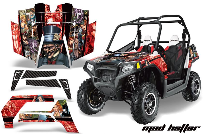 AMR RACING UTV STICKER GRAPHICS KIT 2011 POLARIS RANGER RZR 800 800S 