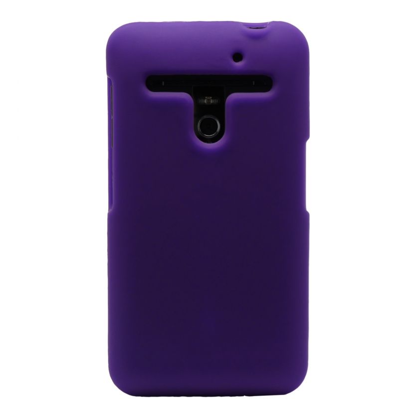 TUF TEK Purple Rubber Silicone Gel Soft Cover Case Skin Verizon LG 