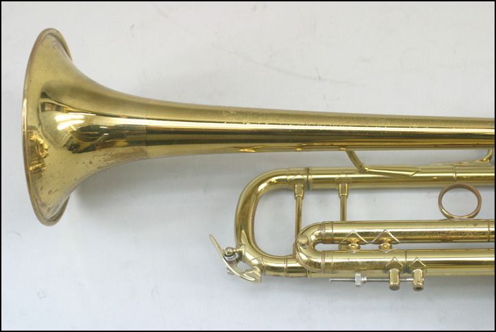   Stradivarius Model 37 Professional Gold Lacquered Trumpet EXC 201460