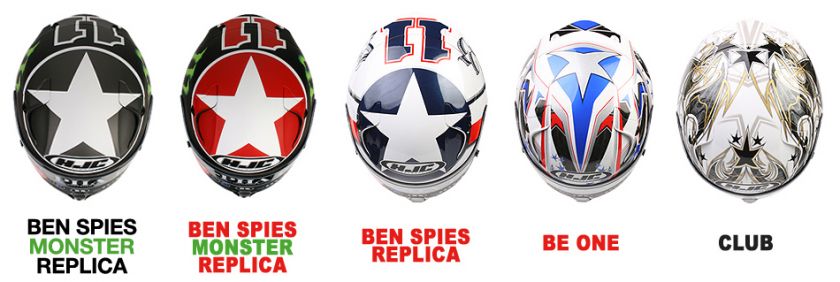   HELMET HJC R PHA 10 BEN SPIES MONSTER REPLICA MC5F XLARGE  