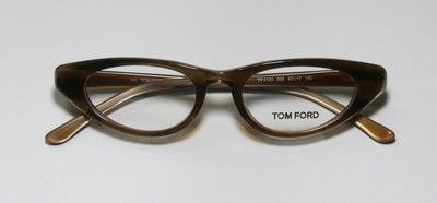 NEW TOM FORD TF 5120 47 17 140 BROWN CAT EYES RX GLASSES/EYEGLASSES 