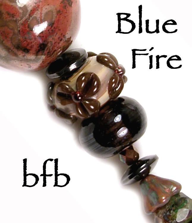 BFB  HANDMADE LAMPWORK BEADS *CANYON ROCK*  