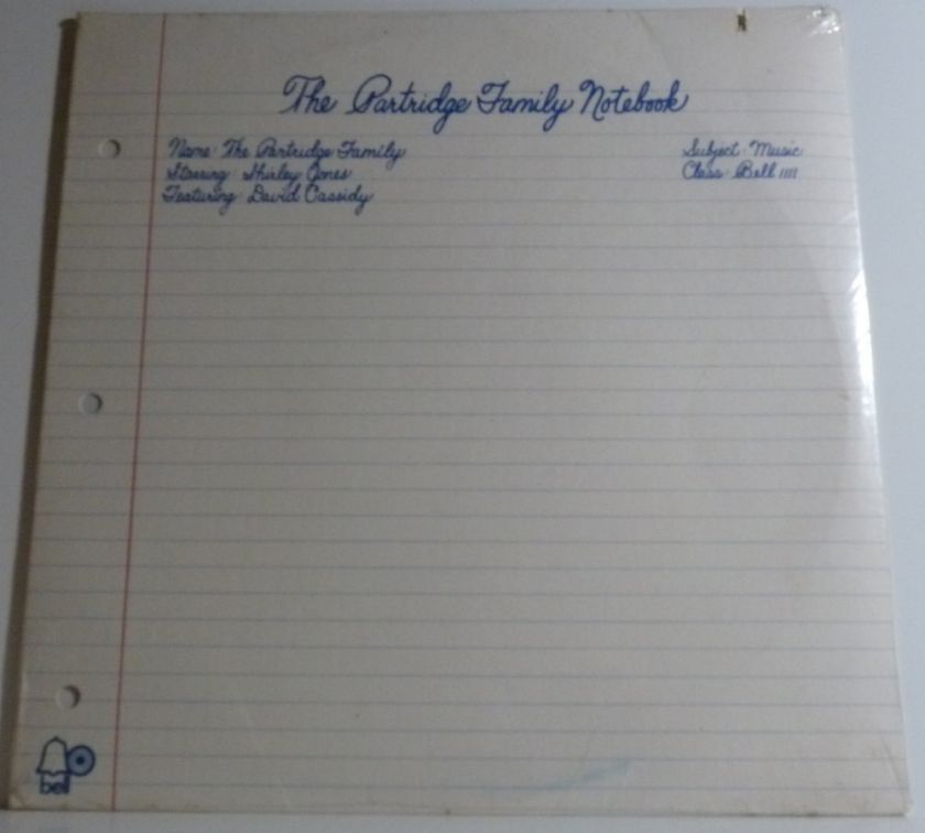 THE PARTRIDGE FAMILY Notebook SEALED LP  