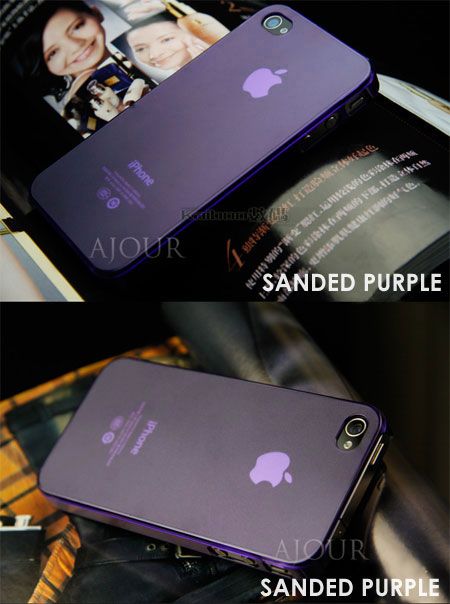   Quality 0.5mm Ultra Thin iPhone 4 4S Phone Case Cover A021 mbs  