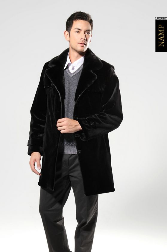 2011 Mens Top luxury mink fur coat MINK COAT $12,000 SizeXXL + NEW 