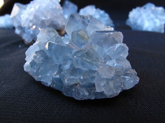 Celestite Druze First Quality (50 100g), Madagascar Blue Celestite 