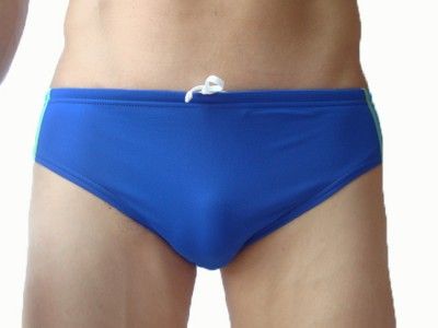 NWT Speedo Bikini Brief Bathing Swimsuit Blue L 31 33  