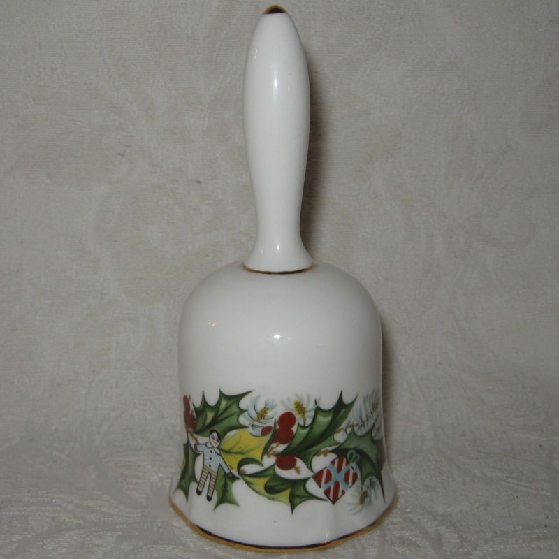 Hammersley CHRISTMAS HOLLY Bone China Bell England  