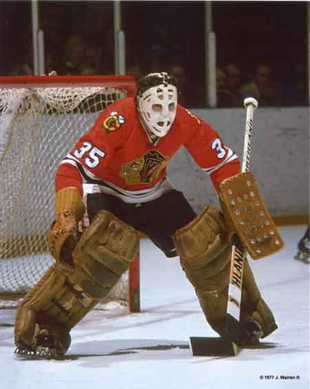 TONY ESPOSITO CHICAGO BLACKHAWKS HOCKEY HOF PHOTO #4  