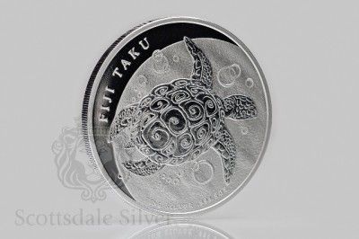 oz FIJI TAKU 5 Troy oz 2012 Silver Coin .999 Bullion (New Zealand 