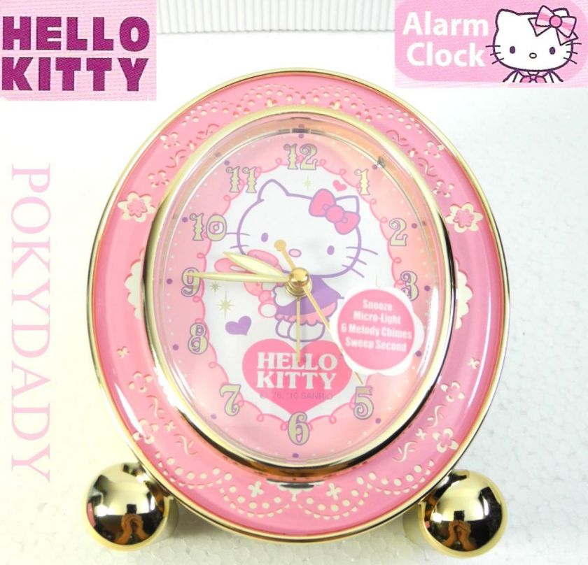 sanrio hello kitty 21 1 alarm clock 6 melody chimes  