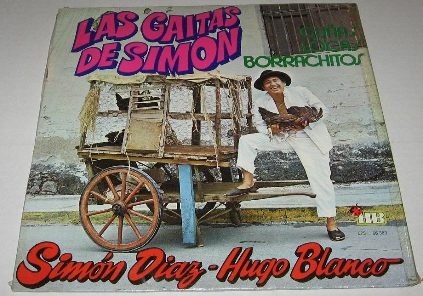 SIMON DIAZ   HUGO BLANCO  LOS BORRACHITOS  VENEZUELA LP  