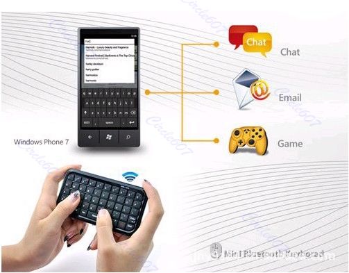 Mini Wireless Bluetooth Keyboard for iPad/iPhone 4.0 OS  