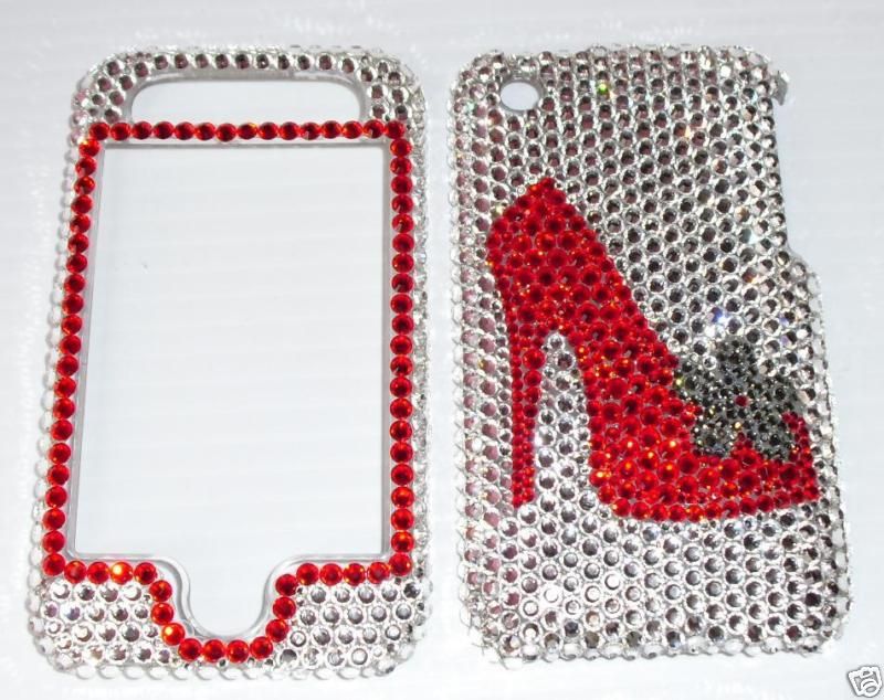   BLING CASE COVER FOR IPHONE 3G 3GS MADE WITH SWAROVSKI ELEMENTS  