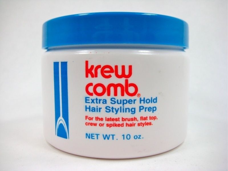 MASTER WELL COMB Krew Comb Extra Super Hold Hair Prep Styling Dressing 