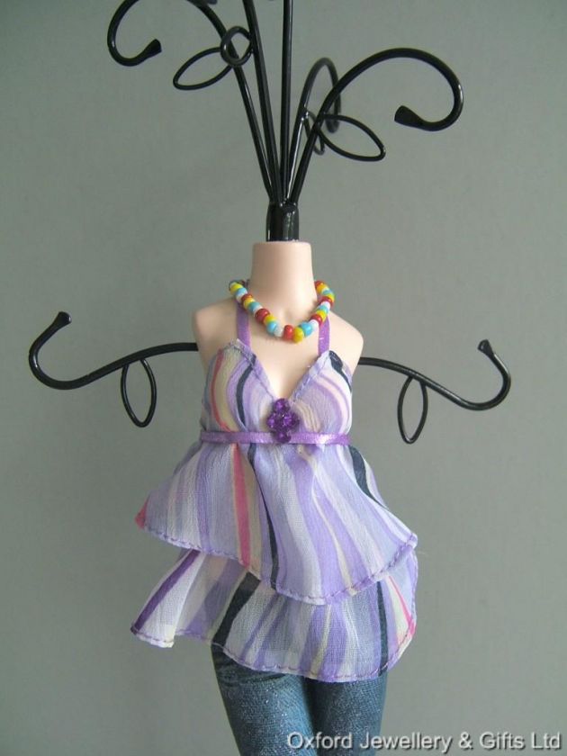 SUMMER GIRL JEWELLERY TREE/STAND 34cm CHOOSE COLOUR  