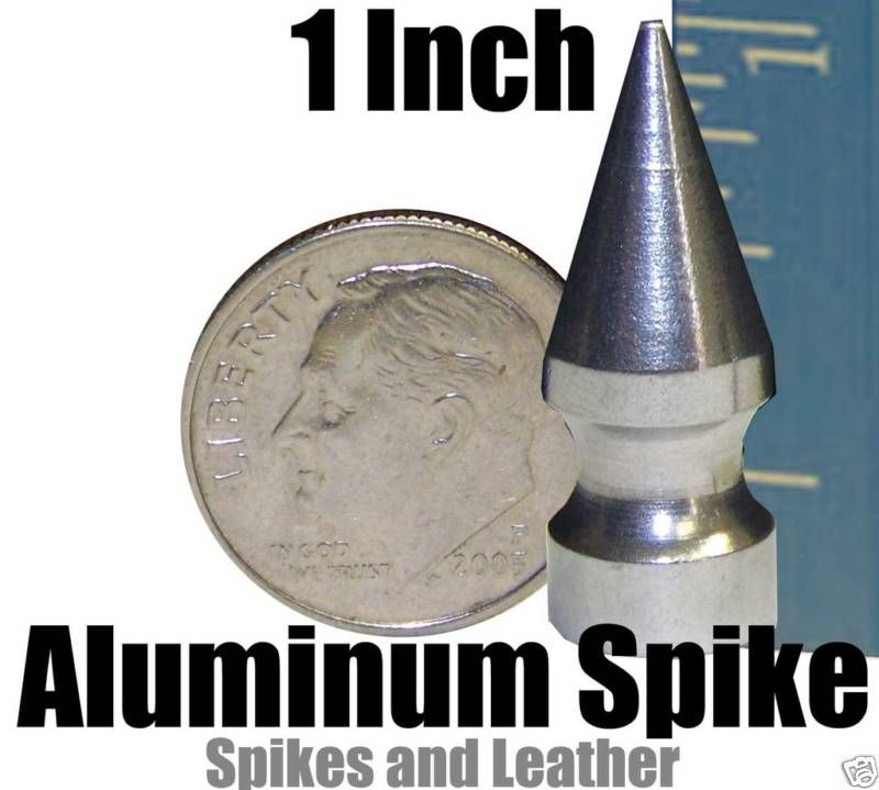   leathercraft Spikes 1 Dog Spike Aluminum Spiked Tree Stud Punk US