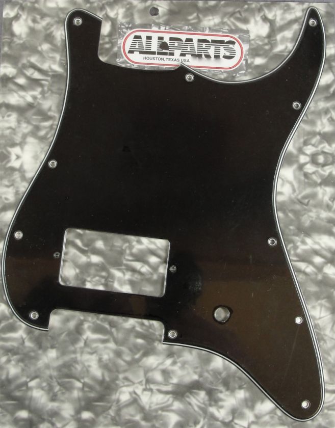 PICKGUARD for FENDER USA MIM STRAT HUMBUCKER BLACK  