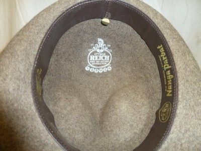 GERMAN MUNICH TRADITIONAL BROWN TRACHTEN HAT NOS OTTMAR REICH  