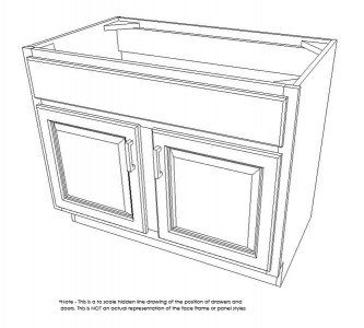 36 Elegant Maple Bathroom Vanity Cabinet  