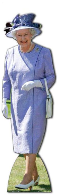 QUEEN ELIZABETH II DIAMOND JUBILEE Party   LIFESIZE CARDBOARD CUTOUT 