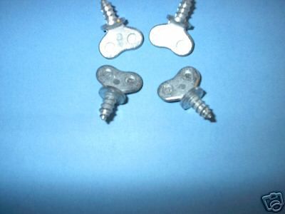 CAR DEALER 4 NEW LICENSE PLATE THUMB SCREWS*  