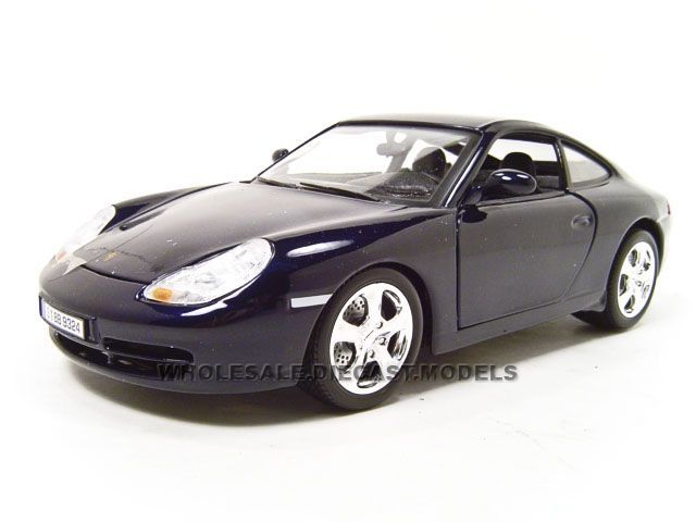 PORSCHE 911 CARRERA 4 BLUE 118 DIECAST MODEL  