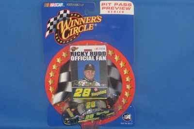 2002 RICKY RUDD #28 HAVOLINE PIT PASS PREVIEW CAR WINNERS CIRCLE 164 