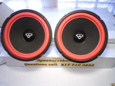 pair Cerwin Vega W101 2 woofers 10 inch New Surrrounds  