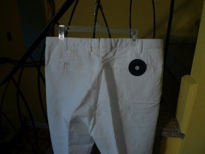 INCOTEX White ChinoLino Trousers Pants NWT Size 38 $350  