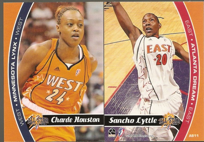 charde houston,sancho lyttle 2009 wnba all star,  