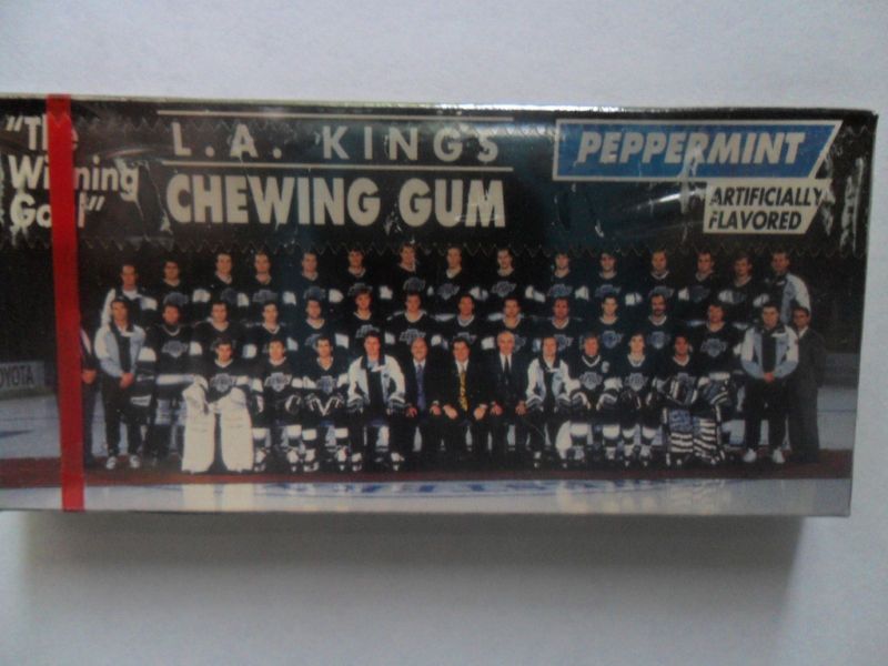 NHL Hockey Los Angeles Kings Chewing Gum Pack Gretzky  