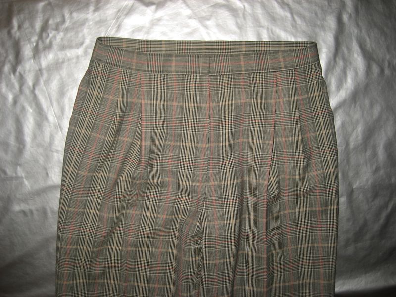 JONES NEW YORK HOUNDSTOOTH PLAID PANTS Slacks Size 8  