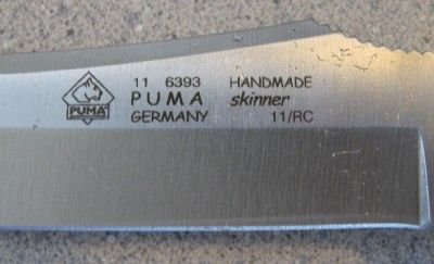 BRAND NEW Puma Skinner Staghorn Hunter Fixed Blade Knife 116393 UNIQUE 