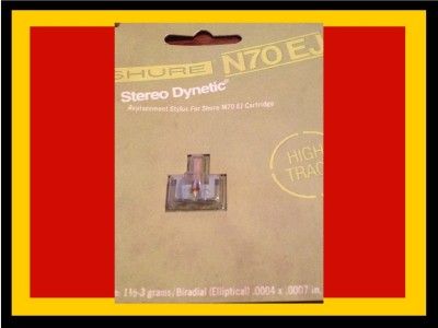 Genuine Shure N70EJ Needle/Stylus NOS N 70 EJ N 70EJ Stereo Dynetic 
