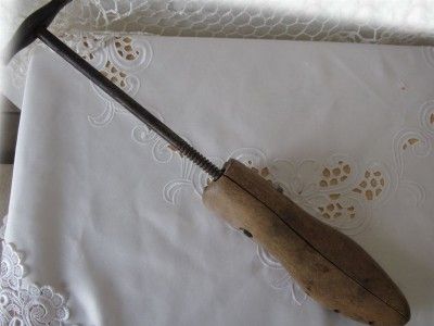 Antique Cobbler Wood Shoe Stretcher Mold Form  