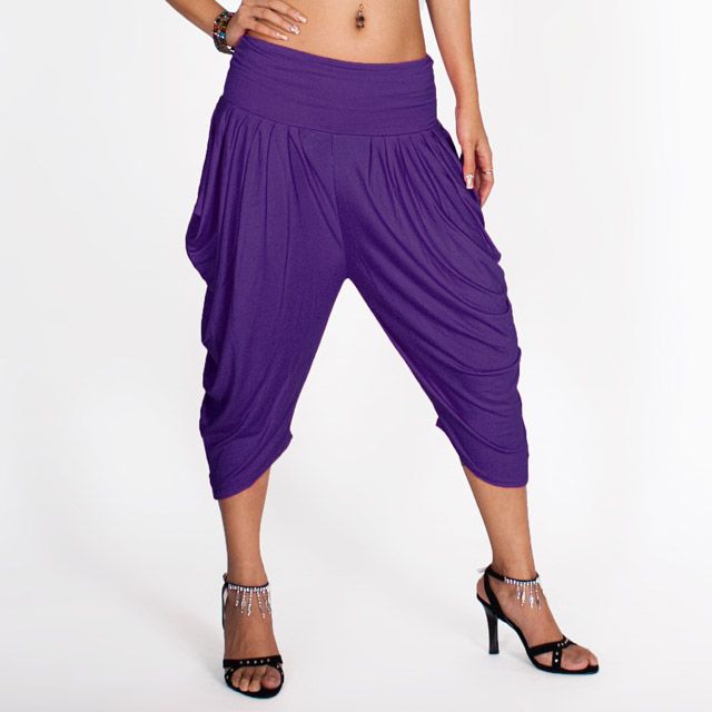 Soft Stretch Genie Harem Pants Shorts XXS,XS,S,M  