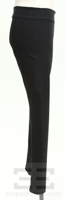 The Row Black Stretch Cotton Seamed Leggings Size Extra Small  