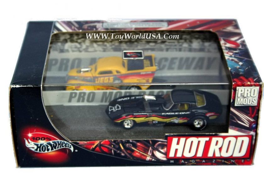   Hot Wheels Hot Rod Magazine Pro Mods 37 Chevy & 67 Corvette  