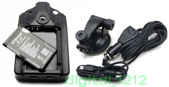   HD car camera 120 wide angle 6LED rotation driving recorder DVR 2.5