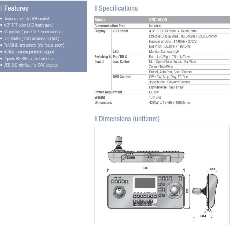 focus zoom multiple camera protocol support 2 ports rs 485 control 