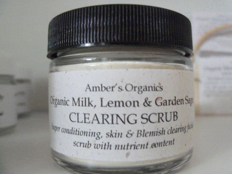 Organic Milk, Rosemary & Orange  Polishing Facial Scrub  