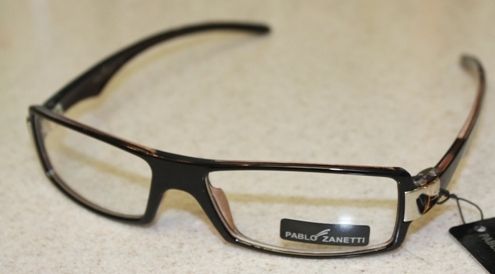 PABLO ZANETTI DESIGNER EYEGLASS FRAME #4013 DARK RED  